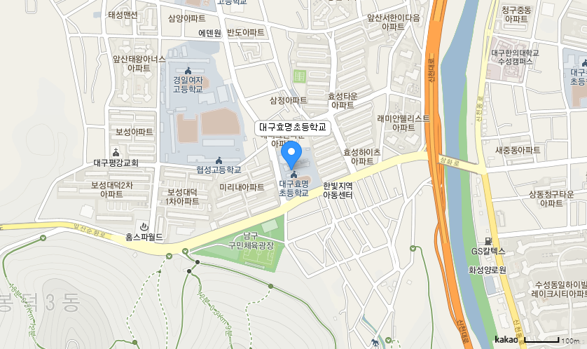 학교 찾아오시는 길 지도